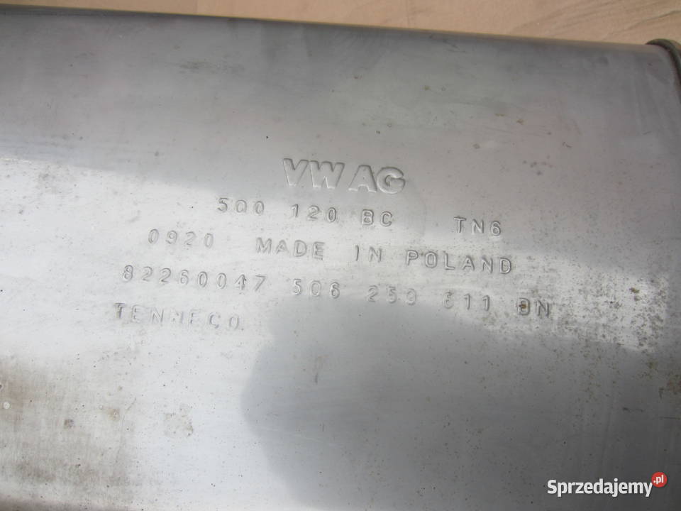 Tłumik 5q6250611bn vw troc 2020 tłumiki Układ wydechowy zachodniopomorskie sprzedam
