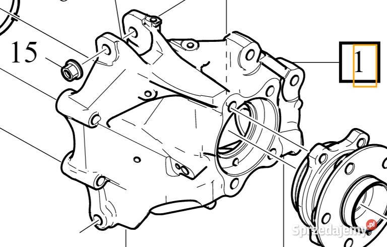 VOLVO C40 XC40 tylna lewa zwrotnica OE 32246338 dolnośląskie Bielany Wrocławskie