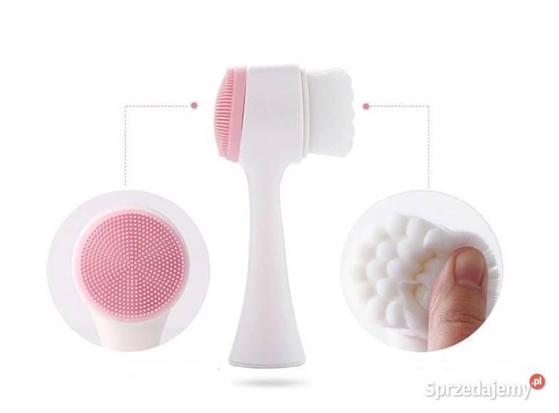 Szczoteczka do mycia twarzy silikonowa różowa AS mazowieckie Płock