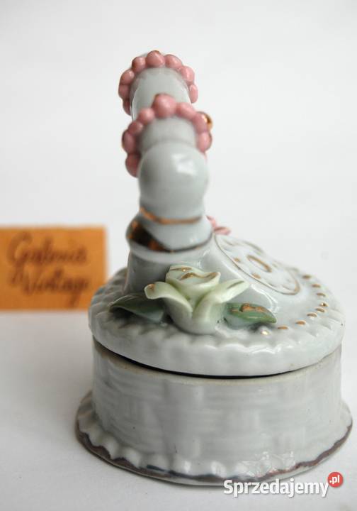 Telefon pojemnik puzderko szkatułka porcelana lubelskie Lublin