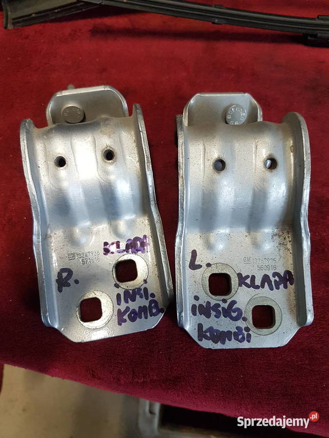 OPEL INSIGNIA KOMBI 2014 ZAWIAS KLAPY ZAWIASY Zawiasy, bolce i prowadnice Turek