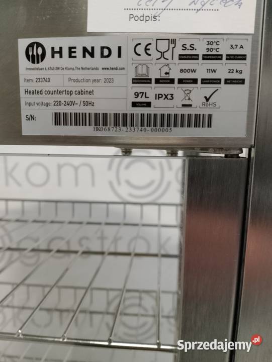 Witryna grzewcza Hendi 233740 Wrocław