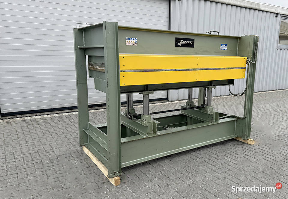 Prasa półkowa hydrauliczna do forniru JOOS typ Sierakowska Huta