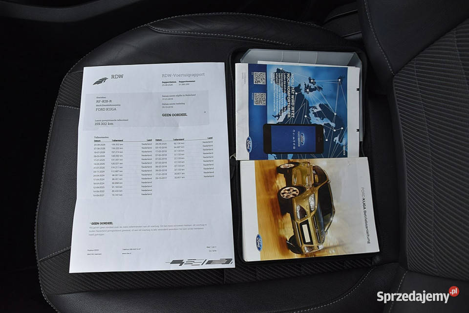 Ford Kuga 20TDCI 150 4x4 Titanium Półskóra Navi napęd 4x4 mazowieckie Nowe Kucice