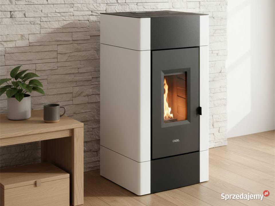 Piec piecyk na pellet nadmuchowy Cadel Cristal Piersno