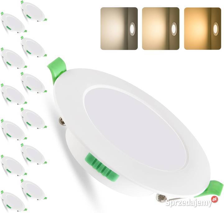 12 MOSSCO Reflektor LED 6W Halogeny i naświetlacze Bytom