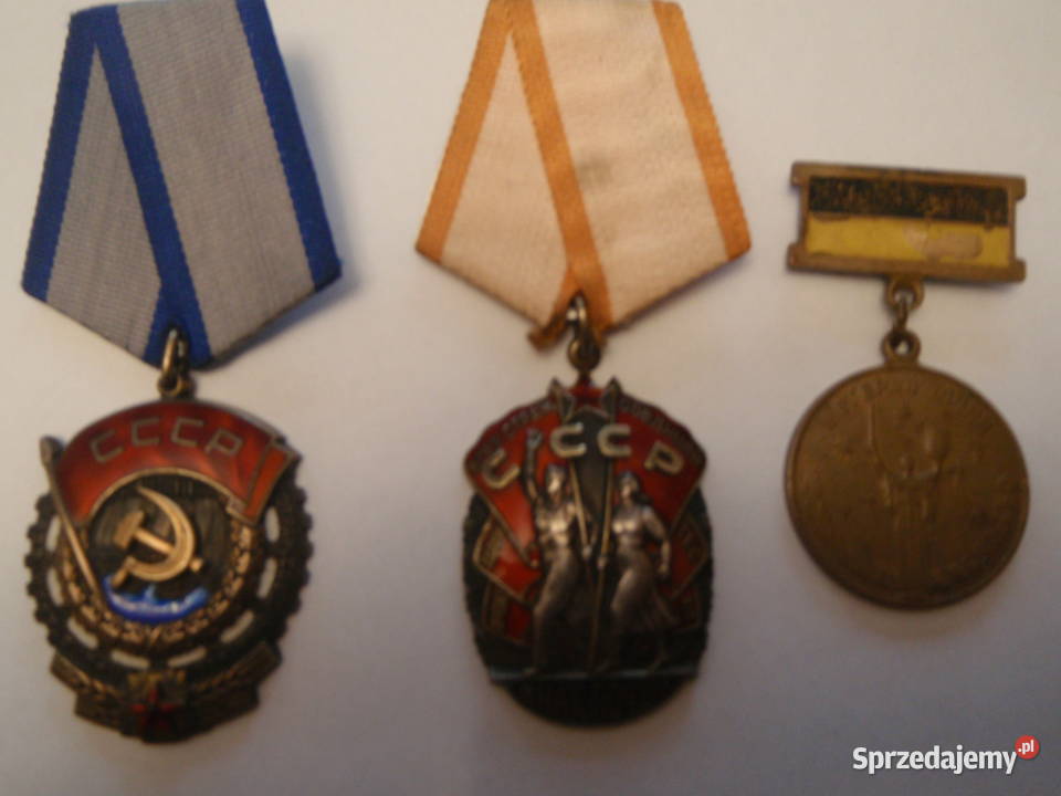 Ordery Czerwonego Sztandaru i Znak Honoru Wrocław sprzedam