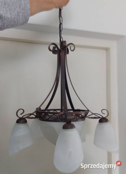 ŻYRANDOL LUMINEX Lampa wisząca metalowa kol Rewal