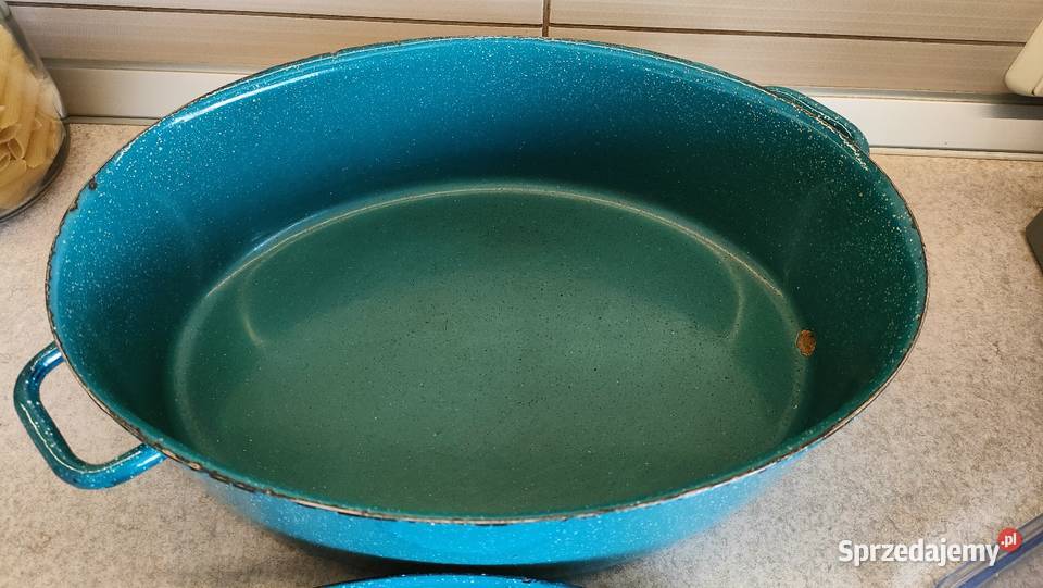 Gęsiarka brytfanna do pieczenia mięs PRL Bielsko-Biała