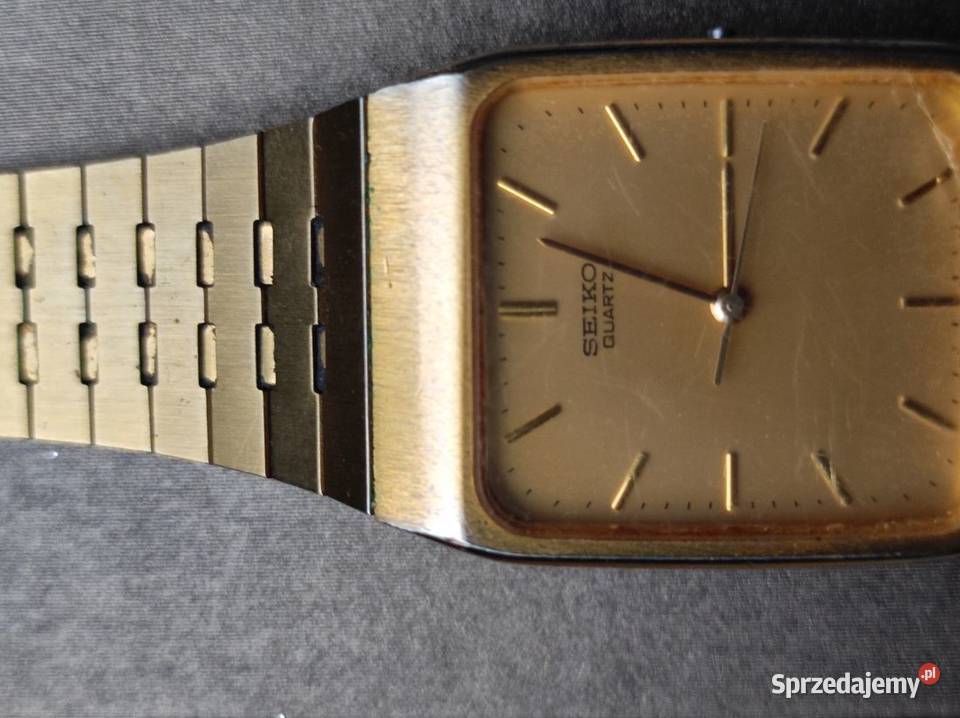 seiko quartz okazja unikat zegarek złota Kielce