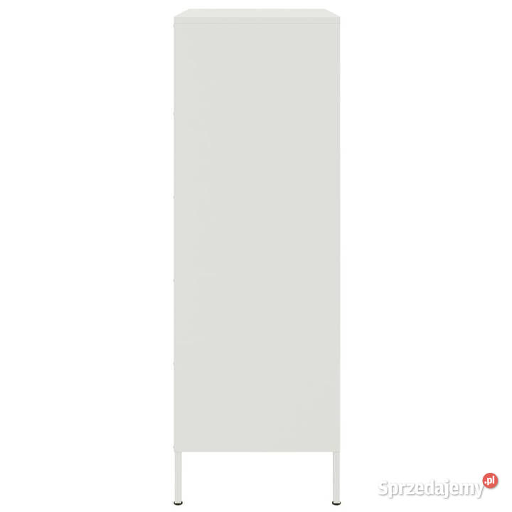 Szafka biała 68x39x113 stal WM842963 Warszawa sprzedam