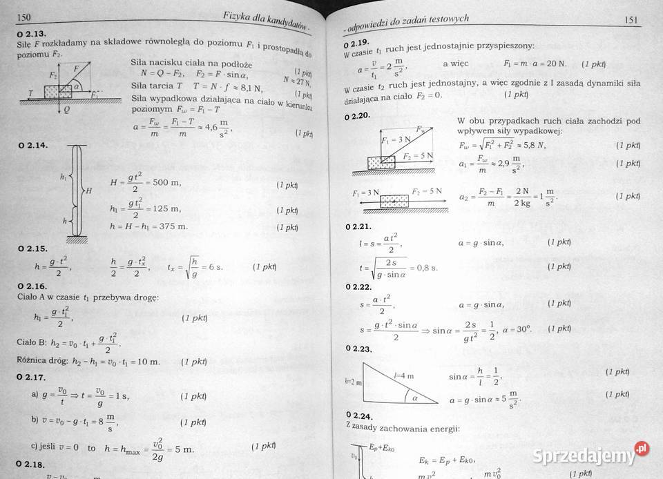 Fizyka Wybór testów Tom 1 Andrzej Persona Chełm