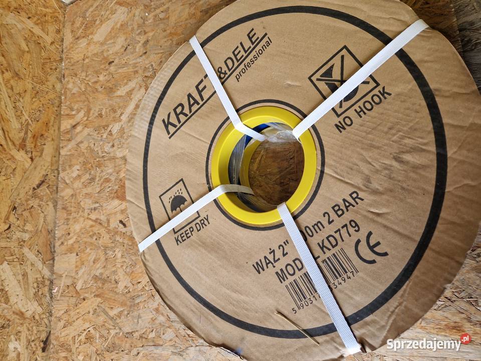 Wąż Gumowy Płaski KraftDele KD779 2 Cale 52mm Głogowa