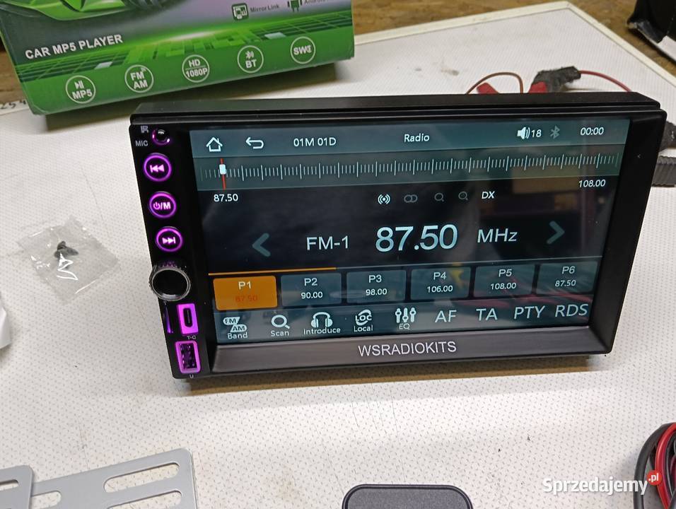 Radio uniwersalne Wsradiokits 2 din Nawigacje GPS mazowieckie Drążdżewo Nowe