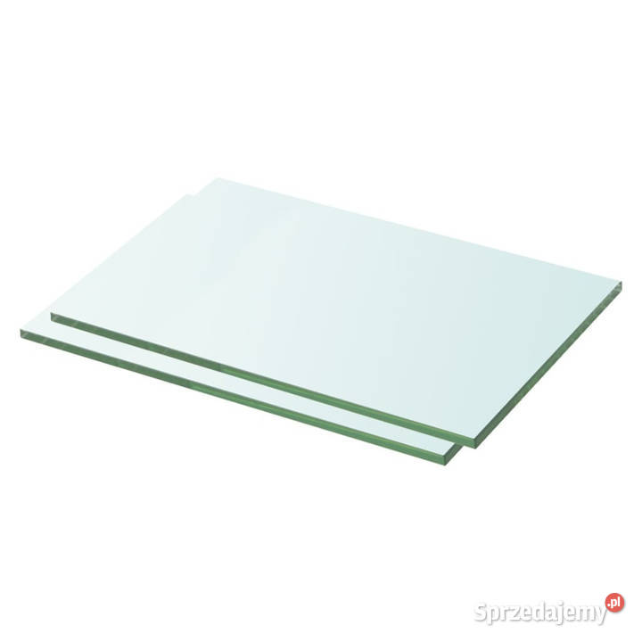 Półki 2 panel z przezroczystego szkła 30 x 15 mazowieckie Warszawa