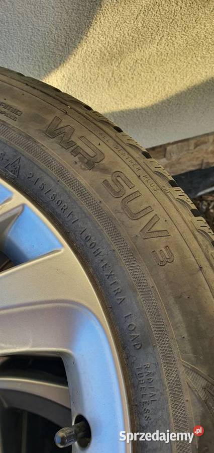Felgi alu Renault 17 opony zimowe Nokian 215 60 małopolskie Nowy Sącz