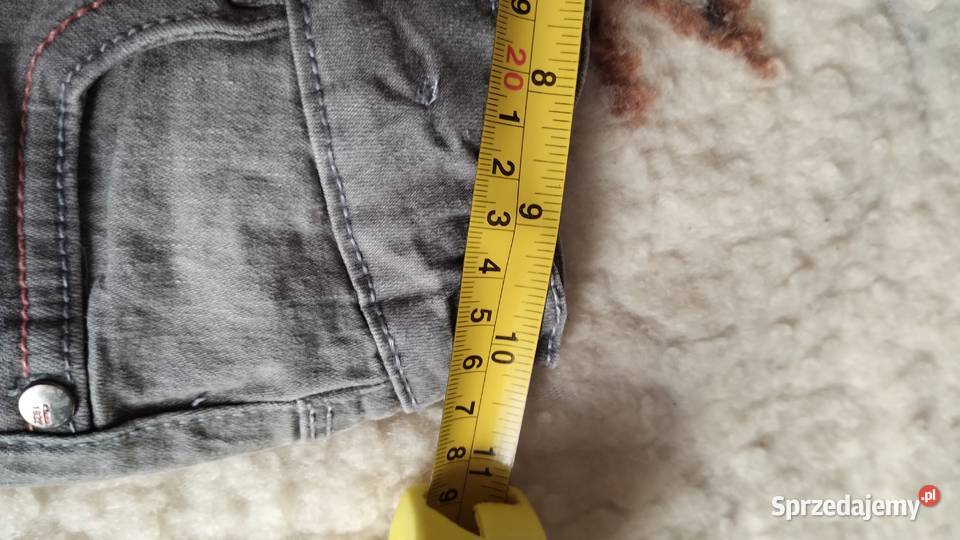 spodnie dziewczęce jeansowe siwe rozmiar 134 wielkopolskie Poznań