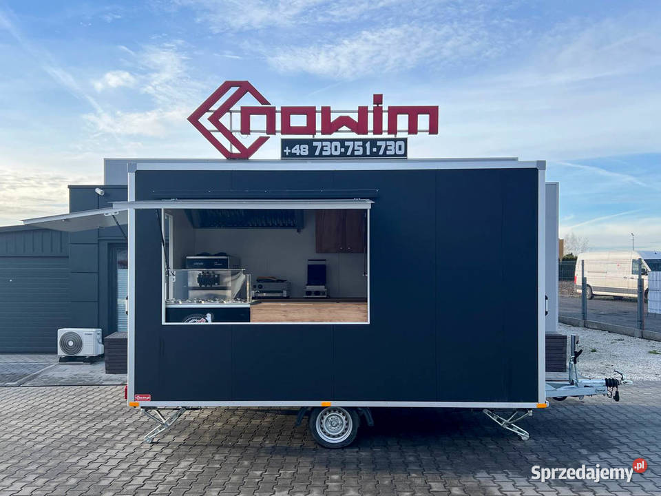 Przyczepa gastronomiczna budka z lodami lody Kotlin