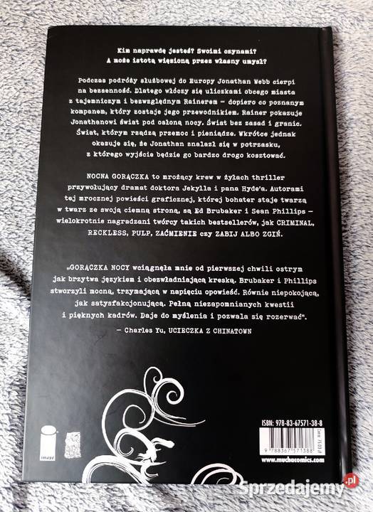 Gorączka Nocy Brubaker Phillips Komiks Mucha Rybnik sprzedam