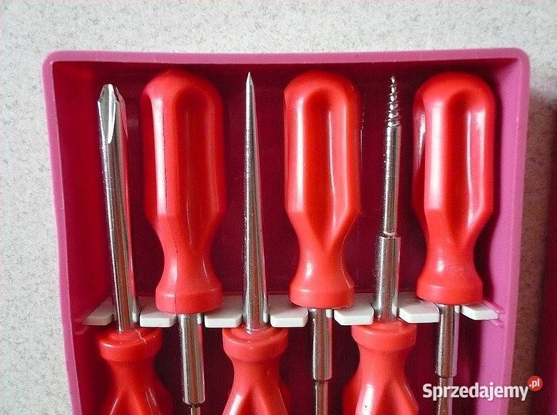 Zestaw narzędzi 6 w plastikowym sztywnym podkarpackie Rzeszów sprzedam