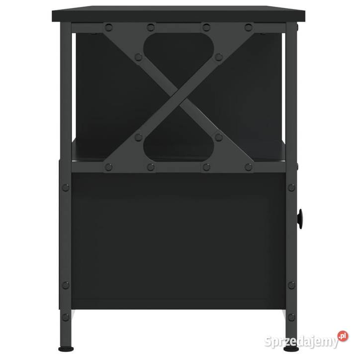 vidaXL Szafka pod telewizor czarna 102x33x45 mazowieckie Warszawa