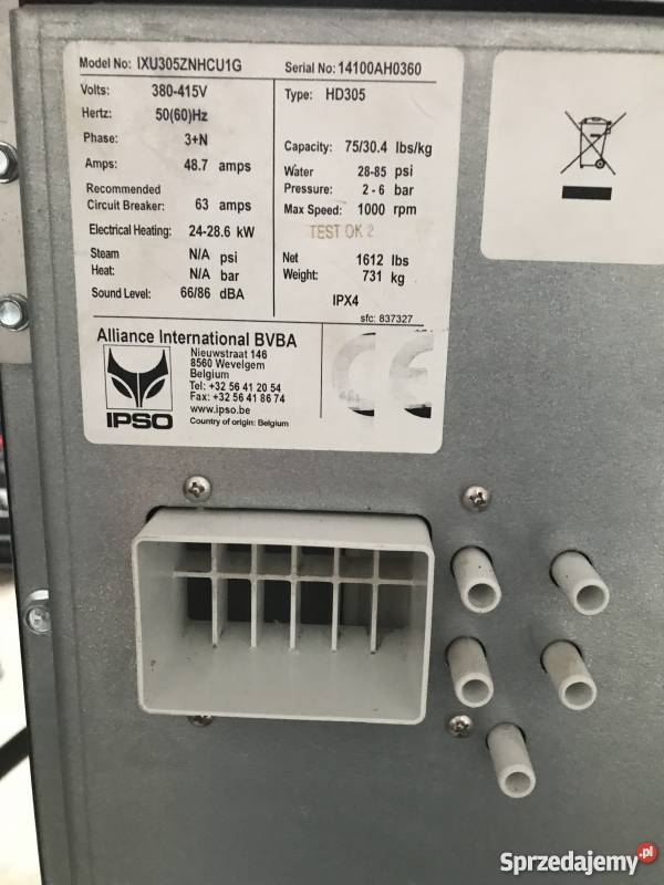 PRALNIA PRALNICA PRALKA PRALNICOWIRÓWKA IPSO Masłów Pierwszy