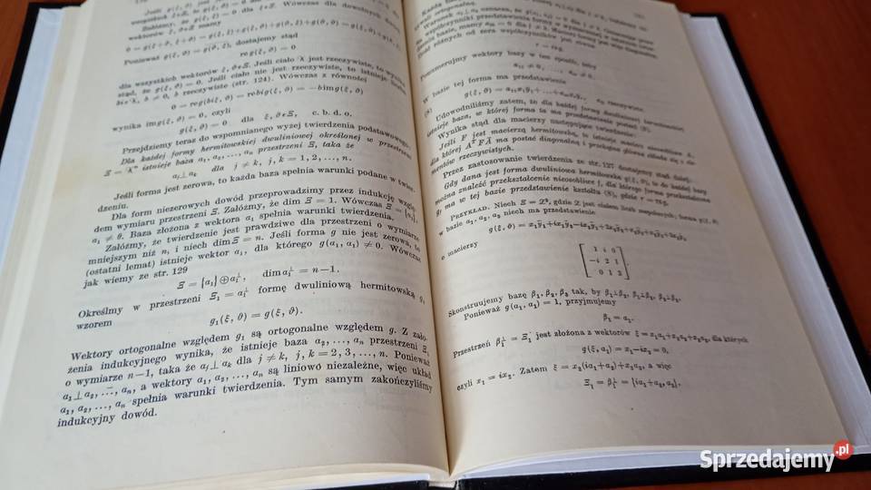 Algebra liniowa Biblioteka Matematyczna 19 studia Gdańsk