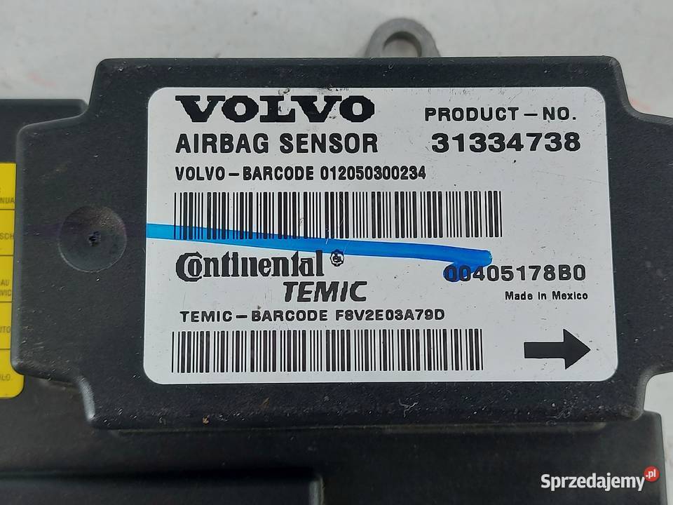 VOLVO C30 12r moduł AIRBAG 31334738 Kielce sprzedam