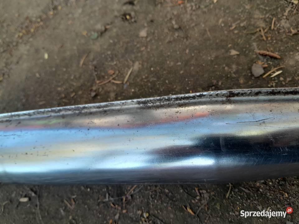 Romet Kadet oryginalny tłumik kolanko chrom Świerzawa sprzedam