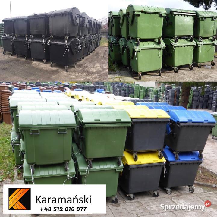 240 L 1100 L TRANSPORT Pojemniki na odpady Poznań