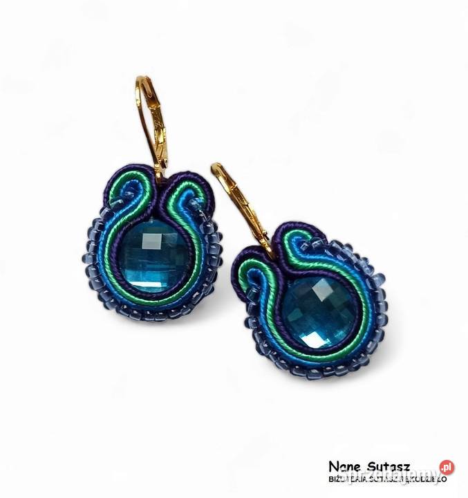 Kolczyki Sutasz rękodzieło Nane Sutasz