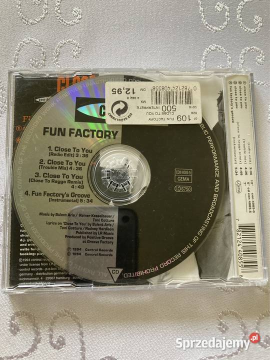 Płyta CD Fun Factory Close To You Klasyka Single Czerwionka-Leszczyny
