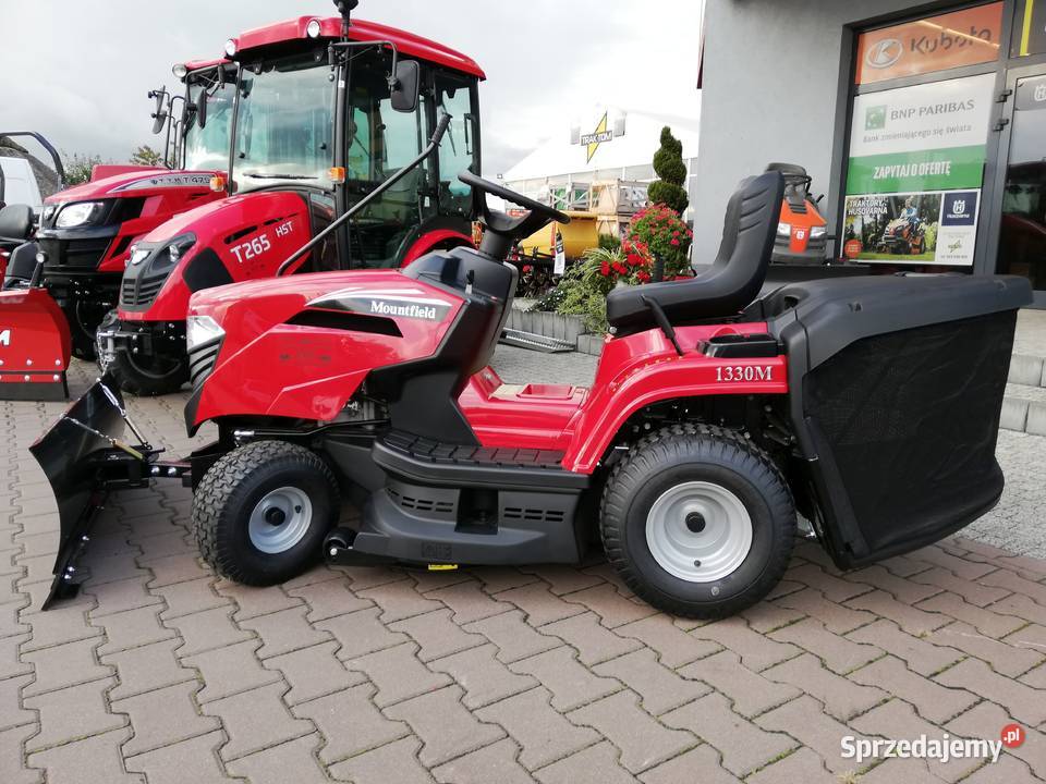 Traktor ogrodowy Mountfield 1330M Stiga 13 pług Kobiele Wielkie