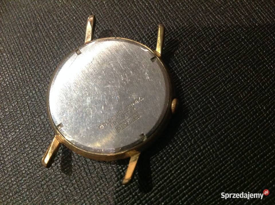 Stary Zegarek Pozłacany Męski DUGENA FESTA Nowa Sól