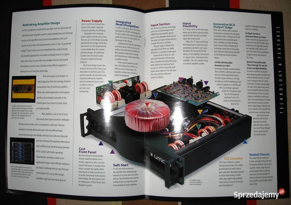 Crown amplifiersmicrophones K Series broszury Kępice