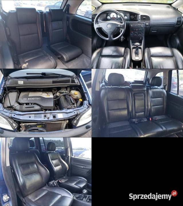 Opel Zafira A automat 22 benzzyna 147 skórzane automatyczna Samochody osobowe Tarnów