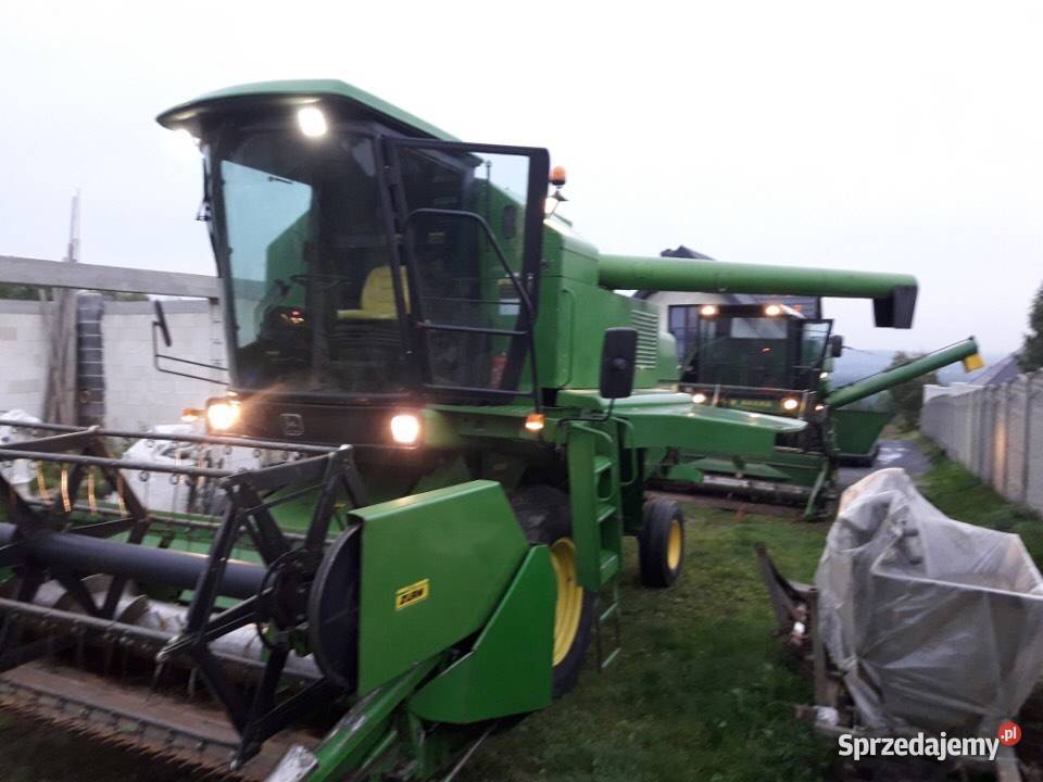 Kombajn John Deere 1055 3m heder stan Kombajny świętokrzyskie Kielce
