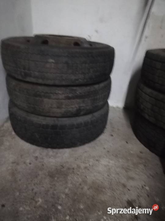 Vw Man 8150 przyczepa koła kompletne z felgami