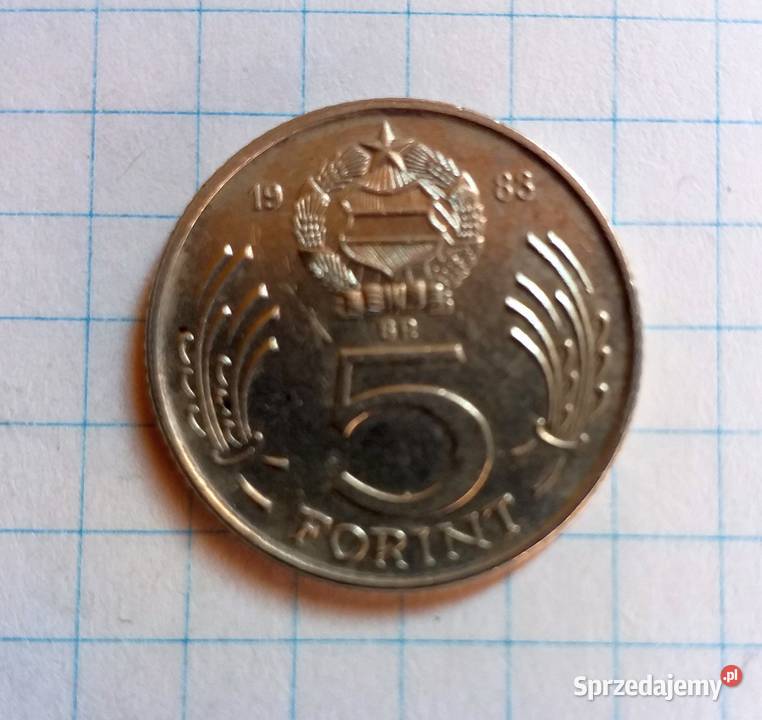 5 FORINT 1983 WĘGRY lubelskie