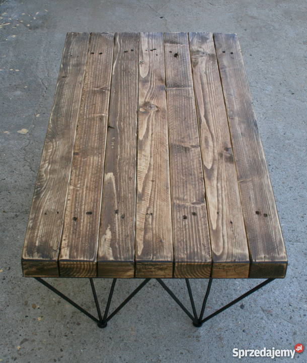 Stolik kawowy ława belki drewniane loft Mielec