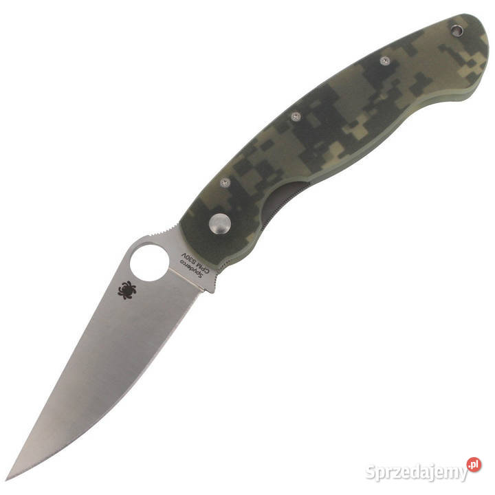 Nóż składany Spyderco Military G10 Camo Plain mazowieckie Warszawa
