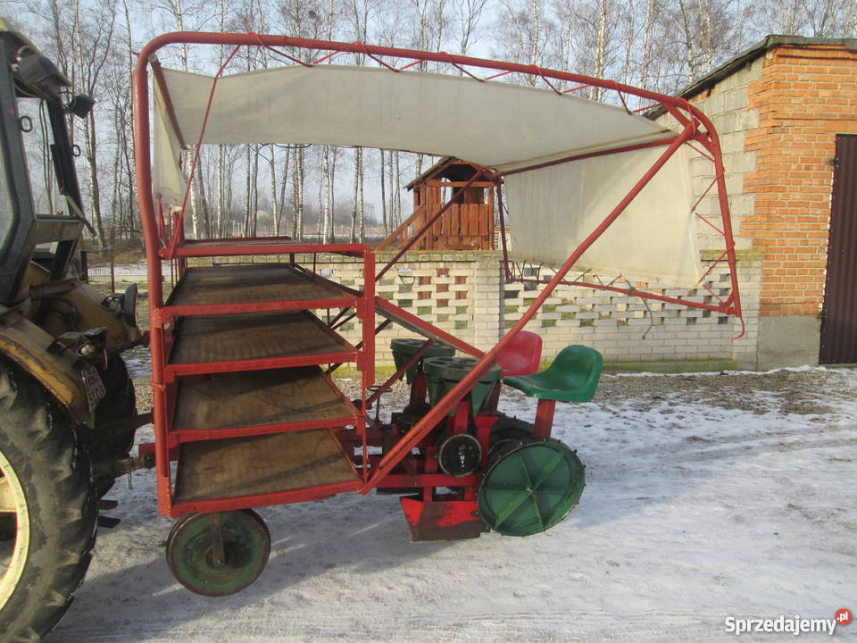Sadzarka do warzyw karuzelowa 2 rzędowa ŁUCZAK Sochaczew