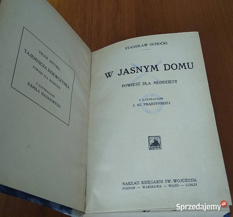 W jasnym domu powieść młodzieży Stanisław pomorskie