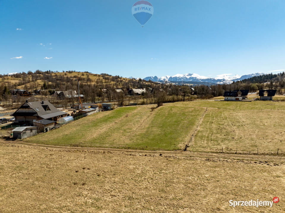 DZIAŁKA BUDOWLANA CHOCHOŁÓW 493m2 małopolskie Chochołów