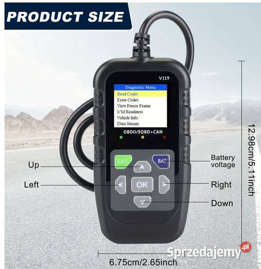 anner samochodowy OBD2 V119 JPOLSKI Warszawa