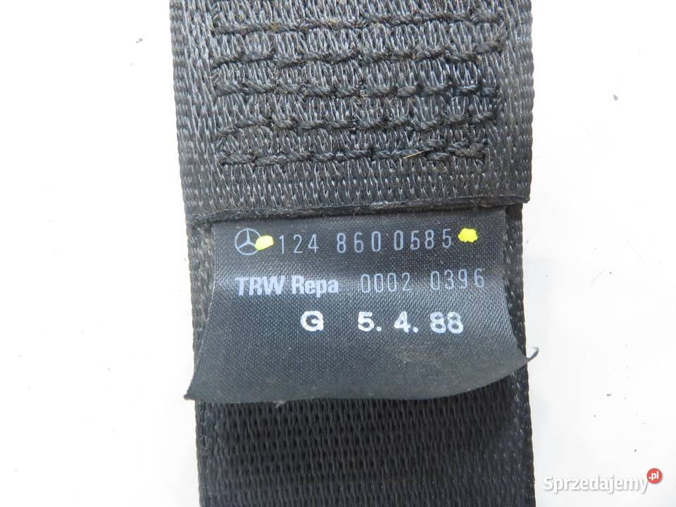 PAS PRAWY TYLNY MERCEDESBENZ W124 1248600585 osobowe