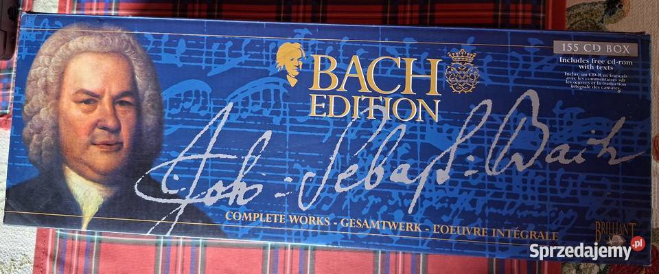 Bach Edition Complete Works 155 CD box Kultura i Rozrywka sprzedam