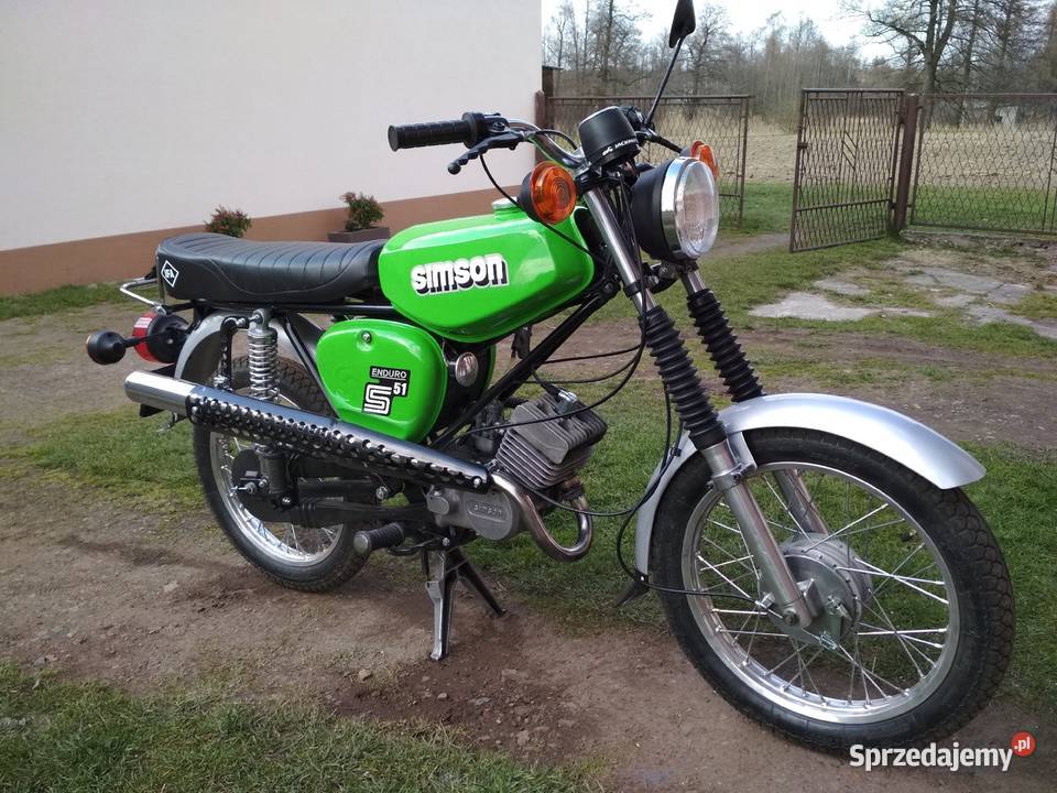 Simson S51 enduro Motocykle, skutery, quady Gaszowice