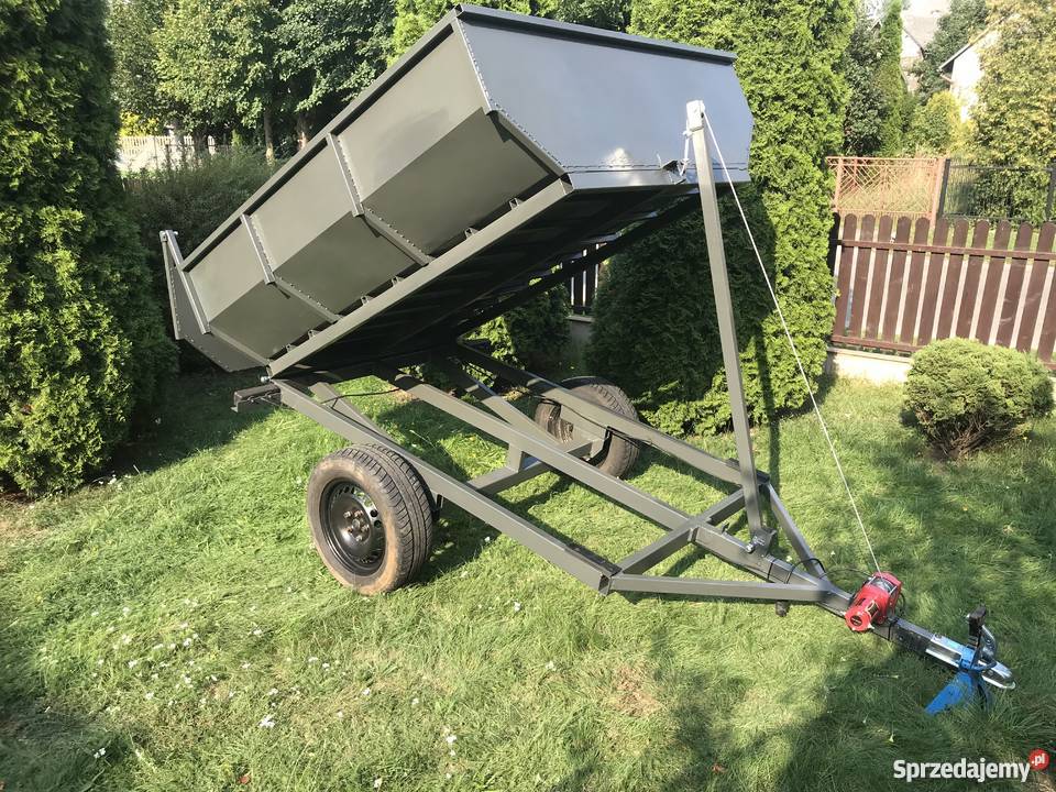Przyczepka kiprowana na zborze materiały sypki małopolskie