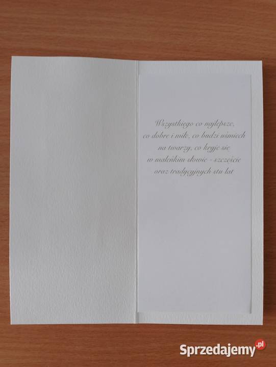 Kartka okolicznościowa W Dniu Urodzin składana